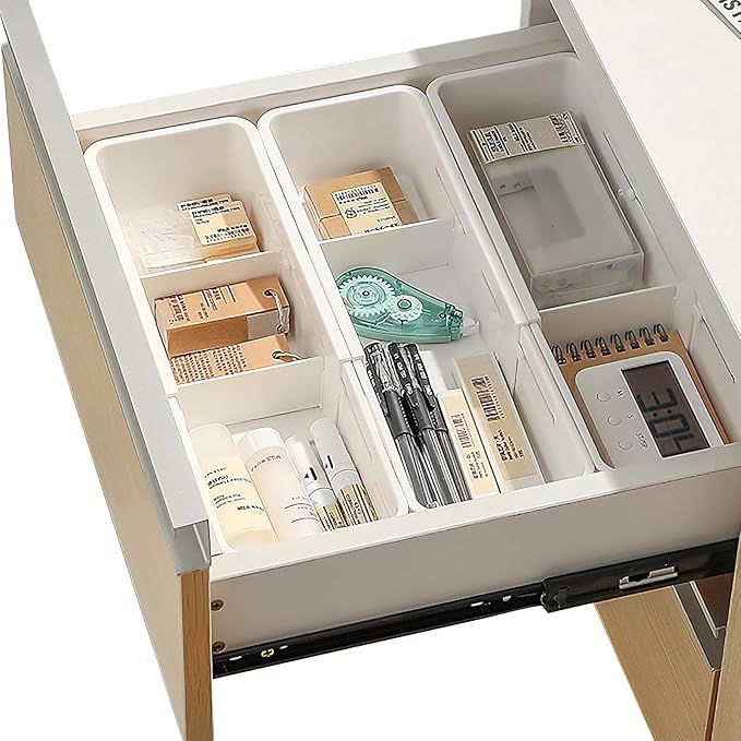 Expandable Drawer Organizers, Adjustable Drawer Dividers Organizers, PP Drawer by Ttarxug