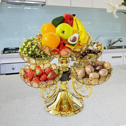 Generic Rotating Snack Serving Tray Dried Fruit Organizer Plate Fruit Bowl - Image 6