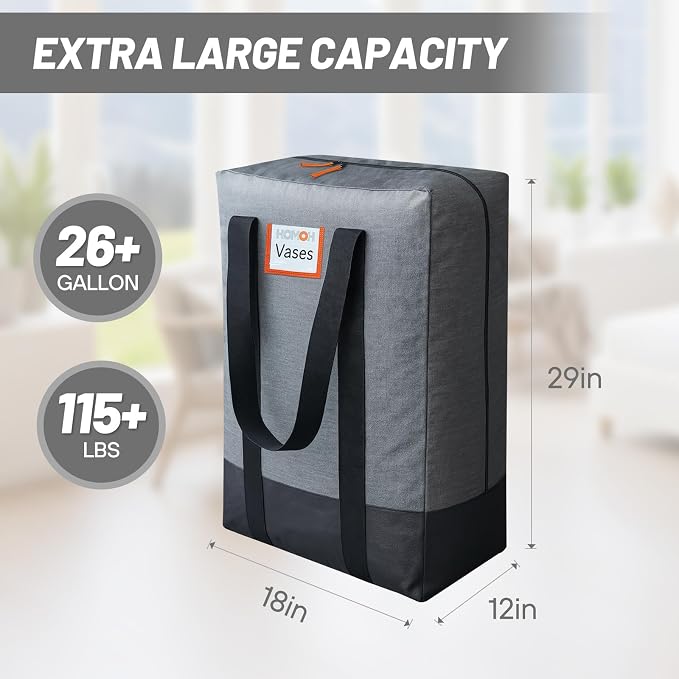 4 Pack Moving Bags Heavy Duty, Storage Bags - Image 2