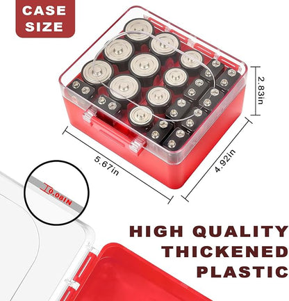 FULLCASE Battery Storage Organizer Box, Holder Container - Image 4