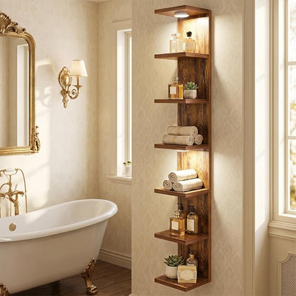 Fixwal 7 Tier Wall Shelf Unit Floating Shelves - Image 6