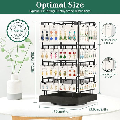 EsLuker.ly Rotating Earring Display Holder Stand - Image 5