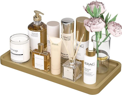 Weenson Gold Bathroom Vanity Tray by Weenson