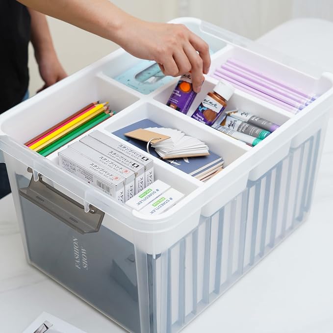 Citylife 32 QT Plastic Storage Box - Image 4