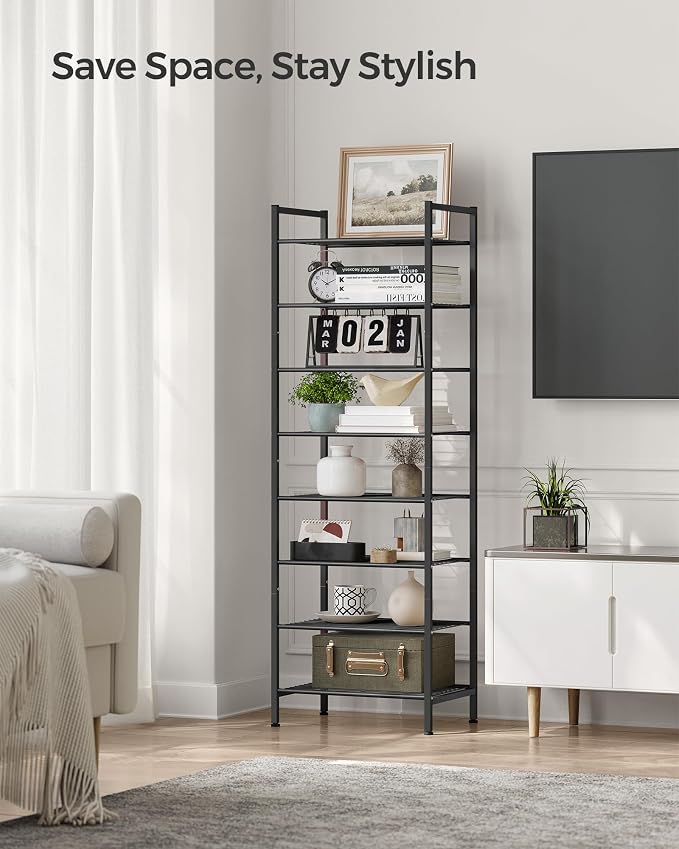 SONGMICS Metal Shoe Rack, Free Standing Shoe Organizer - Image 7