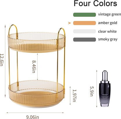 YCIA&DONE 360 Rotating Makeup Organizer and Storage - Image 5