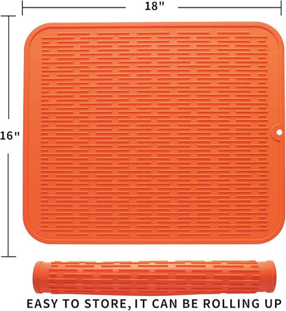 Silicone Dish Drying Mat for Multiple Usage, Easy clean, Eco-friendly, - Image 2