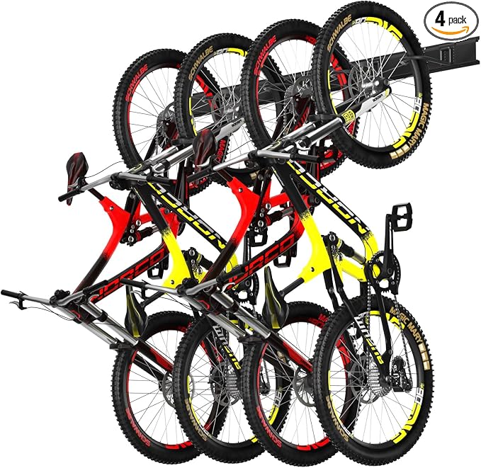 Wallavant Bike Rack Wall Mount, Bike Hooks by Wallavant