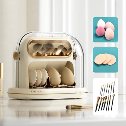 KAYUSO Electric Makeup Brush Dryer Machine, 3 in 1 Automatic Makeup Brush Dryer - Image 9