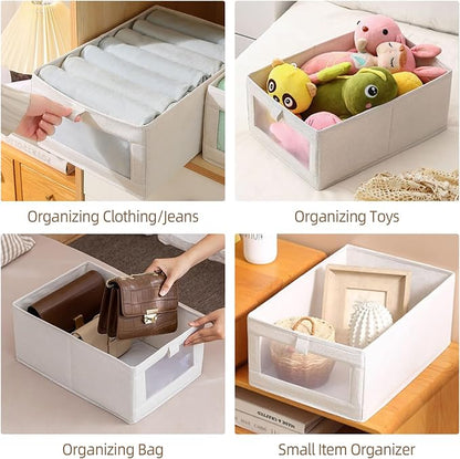Linen Closet Organizers And Storage, 10 Pack Closet Storage Bins Linen Closet - Image 6