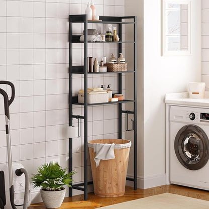 MAHANCRIS Over The Toilet Storage Rack, 4 Tier Bathroom Organizer Over Toilet - Image 4