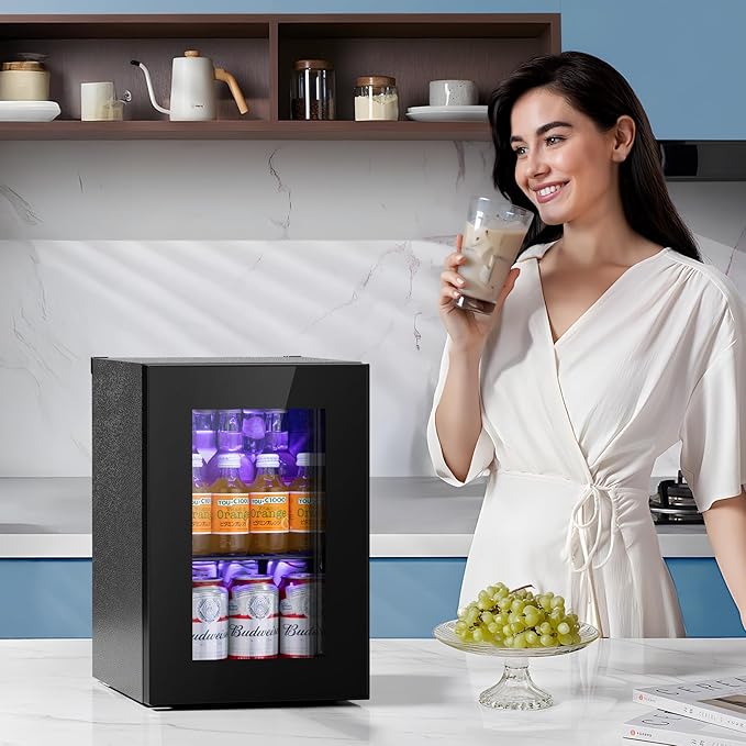 Antarctic Star 18L Beverage Refrigerator Cooler 24Can, Mini Fridge - Image 7