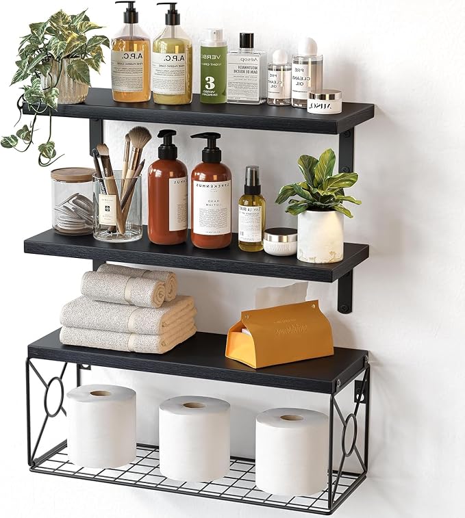 Amada Bathroom Shelves Over Toilet by AMADAHOMEFURNISHING