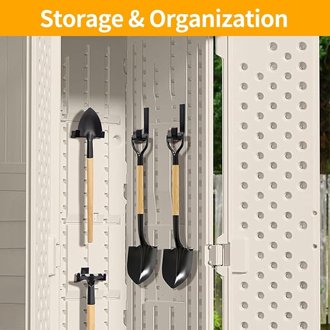 WIN&YING 6 Pack Storage Shed Hooks - Image 7