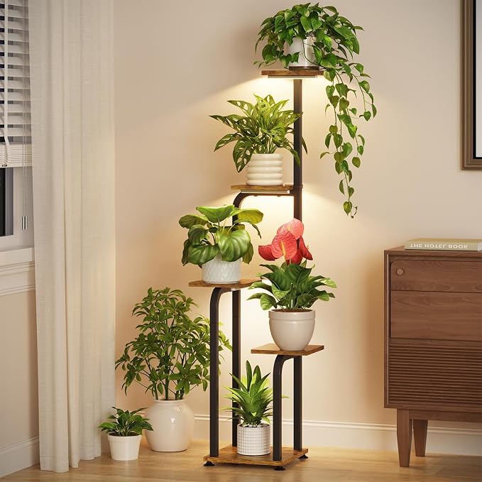 LASZOLA 5 Tiered Plant Stand Tall by LASZOLA