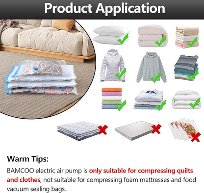 Electric Pump for Vacuum Storage Bags Travel Vacuum Pump for Various Vacuum - Image 6