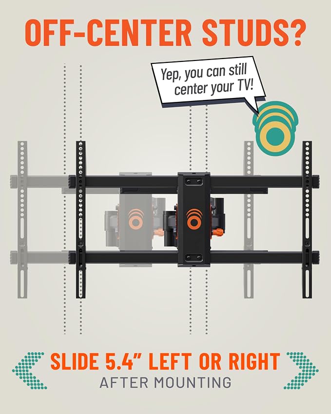 ECHOGEAR Full Motion Articulating TV Wall Mount Bracket - Image 9