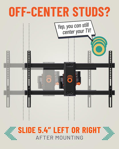 ECHOGEAR Full Motion Articulating TV Wall Mount Bracket - Image 9