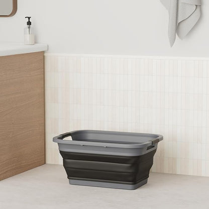 SAMMART 41L Collapsible Plastic Laundry Basket - Image 2