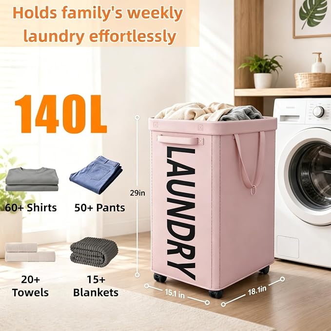Optish 140L Laundry Hamper - Image 4