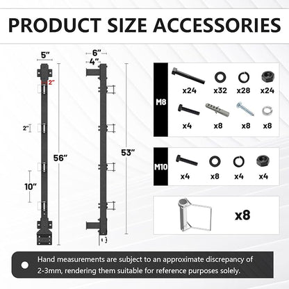 Trimmer Rack, 4 Place Heavy Duty Weedeater Rack - Image 2
