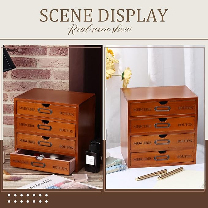 Wesiti Wooden Desk Organizer - Image 4