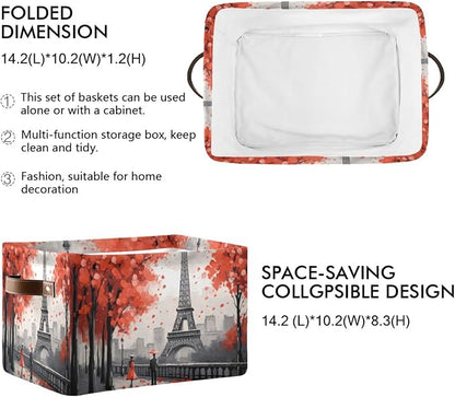 Eiffel Tower Foldable Storage Basket - Image 2