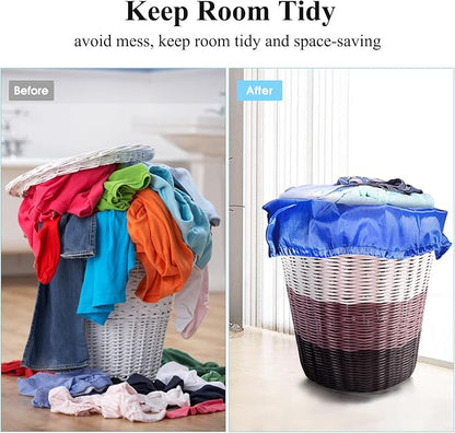 OTraki 2Pack Laundry Bag 28x45 inch Drawstring Laundry Basket Hamper Line Bag - Image 5