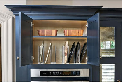 Rev-A-Shelf U-Shaped Wire Tray Divider Bakeware Cookie Sheet Organizer - Image 8