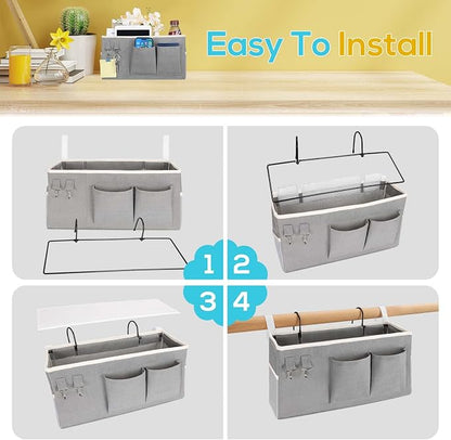 1pcs Bedside Caddy Hanging Storage Bag, Organizer Baskets - Image 6