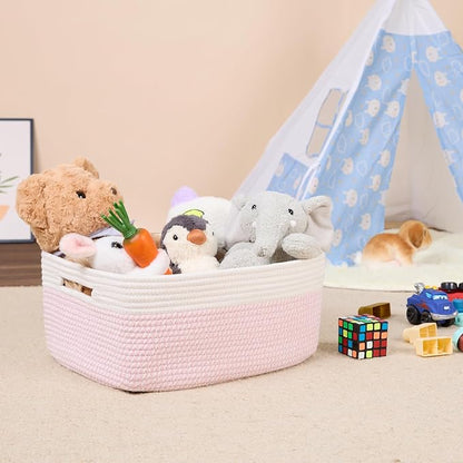 Large Storage Baskets for Shelves, Closet Organizers Bins for Clothes Blanket - Image 5