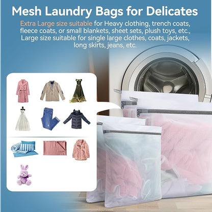 Large Mesh Laundry Bags for Delicates, Delicate Laundry Bag, Travel Clothing - Image 5
