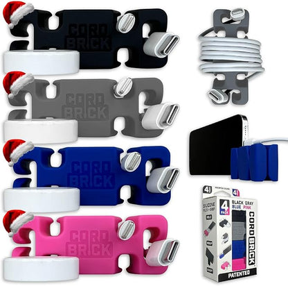 CordBrick 4pk Weighted Cord Holder by CordBrick