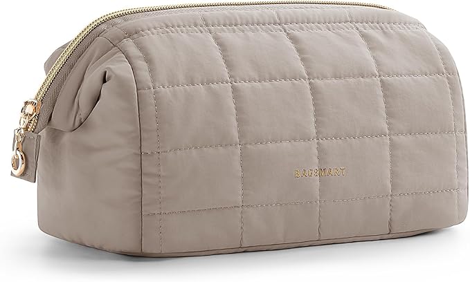 BAGSMART Makeup Bag Travel Toiletry Bag, Puffy Padded Make Up Bags by BAGSMART