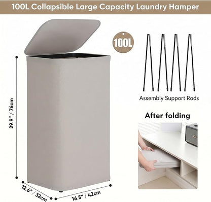 DOKEHOM 100L Laundry Hamper - Image 3