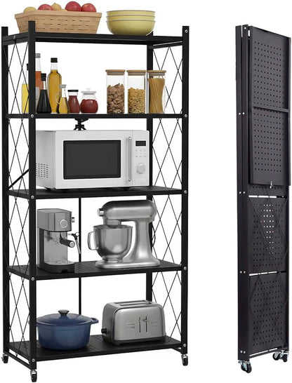 5 Tier Foldable Storage Shelf by Unknown