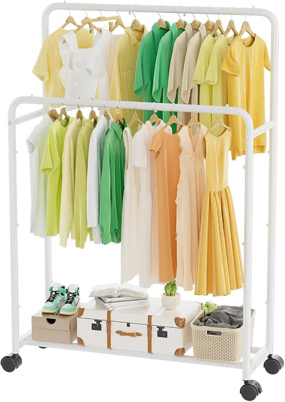 Simple Trending Clothing Clothes Rack Double Rods by SimpleTrending