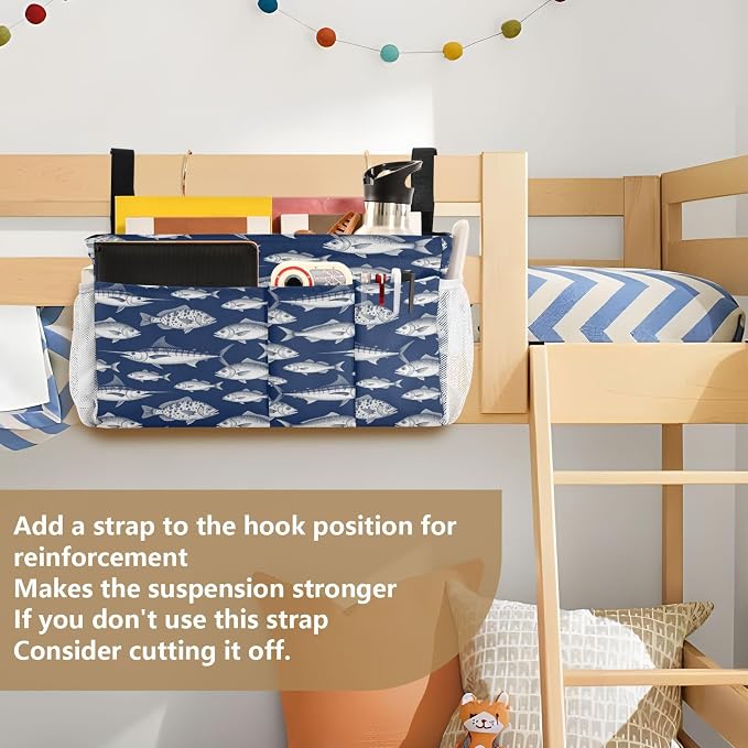 Bedside pouching Organizer Storage Bag Dorm Bed - Image 6