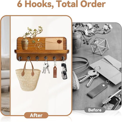Key Holder for Wall, Mail Organizer Wall Mount - Image 3