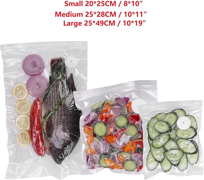 Reusable Vacuum Sealer Bags for Food – 30 Pack BPA-Free Large Vacuum Storage - Image 5