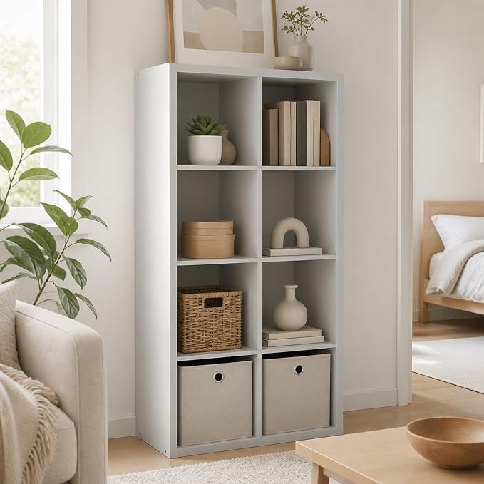 8-Cube Cubicle Bookshelf, Cube Bookcase by Furevol