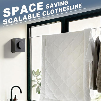 Retractable Clothesline Indoor, Non-Sagging Stainless Steel Clothes Line - Image 2