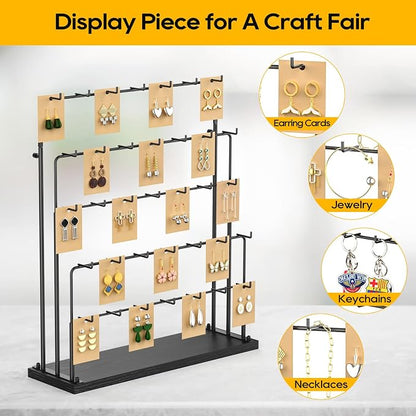 ORLESS Jewelry Display for Vendors, Earring Display Stand for Selling, Necklace - Image 2