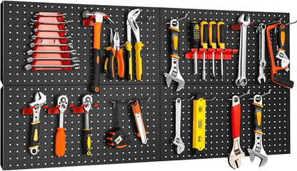 4Pcs Metal Pegboard Panels 24"x12" - Image 2