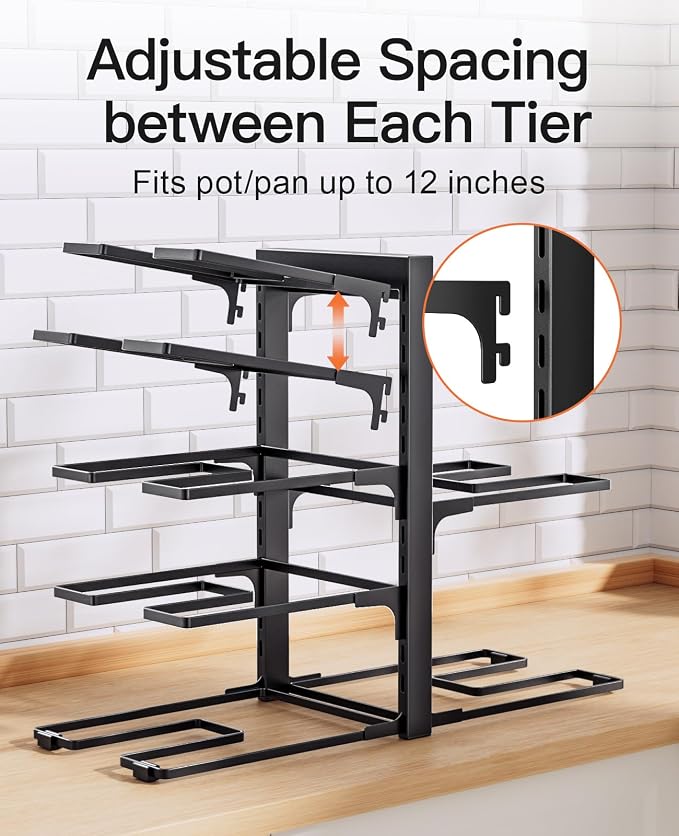 ORDORA Pots and Pans Organizer Rack - Image 7
