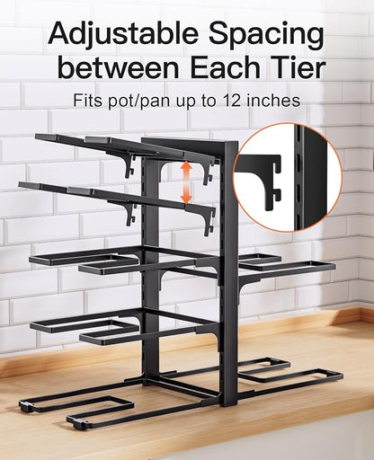 ORDORA Pots and Pans Organizer Rack - Image 7