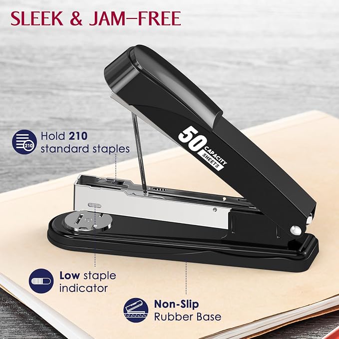 Metal Stapler Heavy Duty 50 Sheet Capacity - Image 4