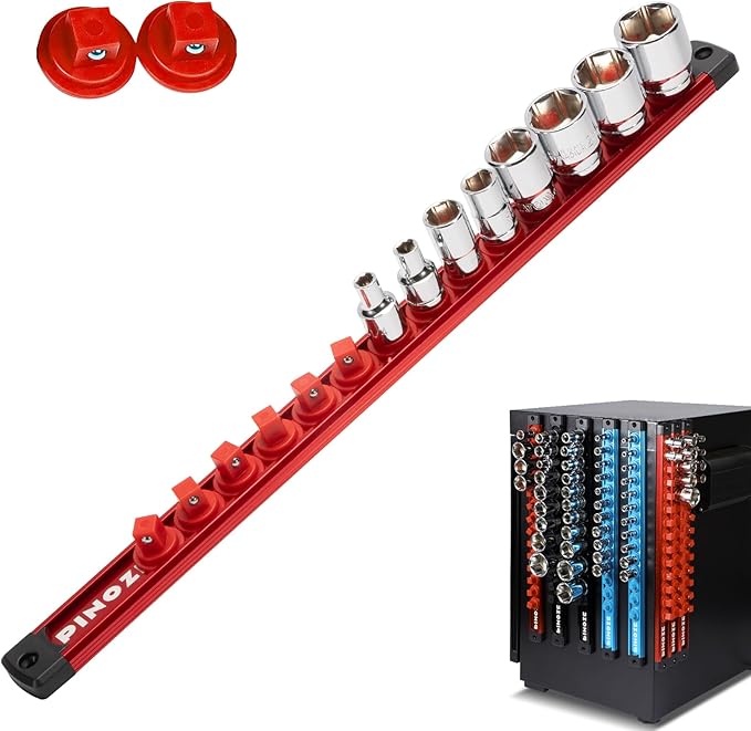 3/8" Magnetic Socket Holder Organizer by Unknown