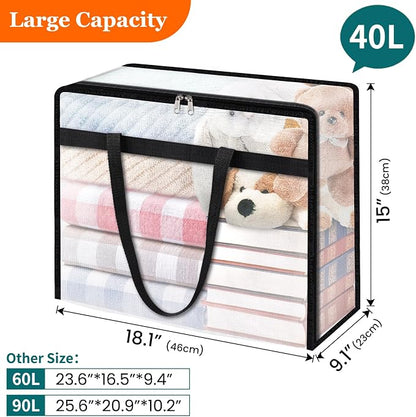 TasticTotes 8 Pack Clear Storage Bags - Image 2