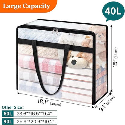 TasticTotes 6 Pack Clear Storage Bags - Image 2